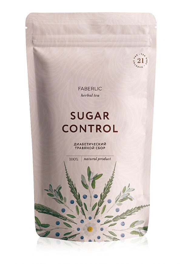 Диабетический травяной чай сбор Sugar Control Фаберлик 15665