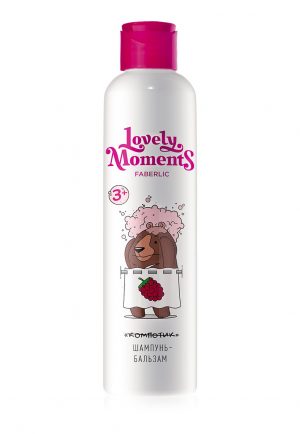 Детский шампунь-бальзам для волос Малиновые мишки Lovely Moments