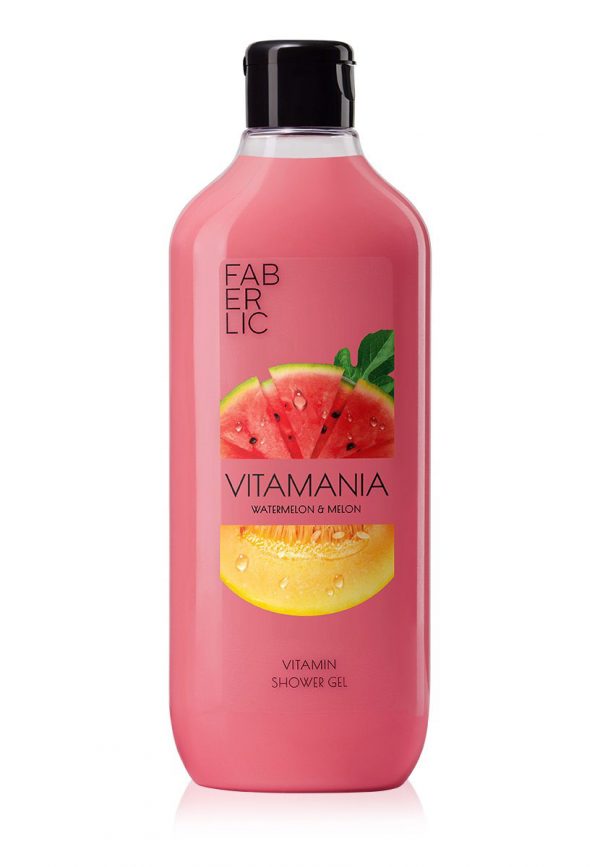 Витаминный гель для душа Арбуз & Дыня Vitamania Фаберлик 2875