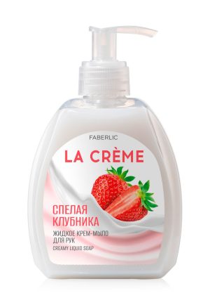 Крем-мыло для рук Спелая клубника La Creme