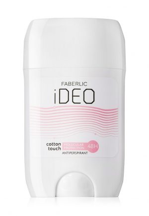 Дезодорант-антиперспирант стик для женщин Cotton Touch iDeo