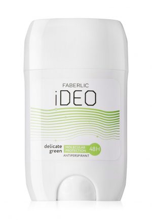 Дезодорант-антиперспирант стик для женщин Delicate Green iDeo