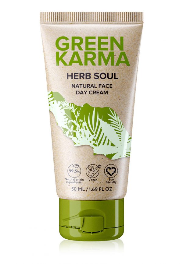 Натуральный дневной крем с конопляным маслом Green Karma Фаберлик 6674