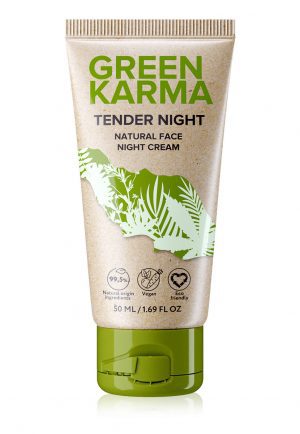 Ночной крем для лица с конопляным маслом Green Karma