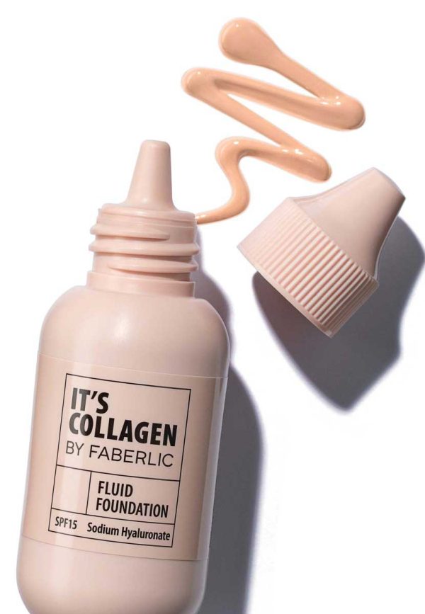 Увлажняющий тональный флюид It’s Collagen Фаберлик 6871 - 6872