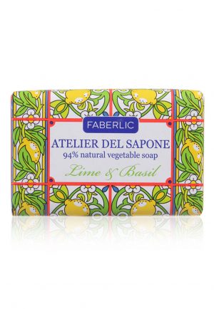 Мыло натуральное Лайм и базилик Atelier del Sapone